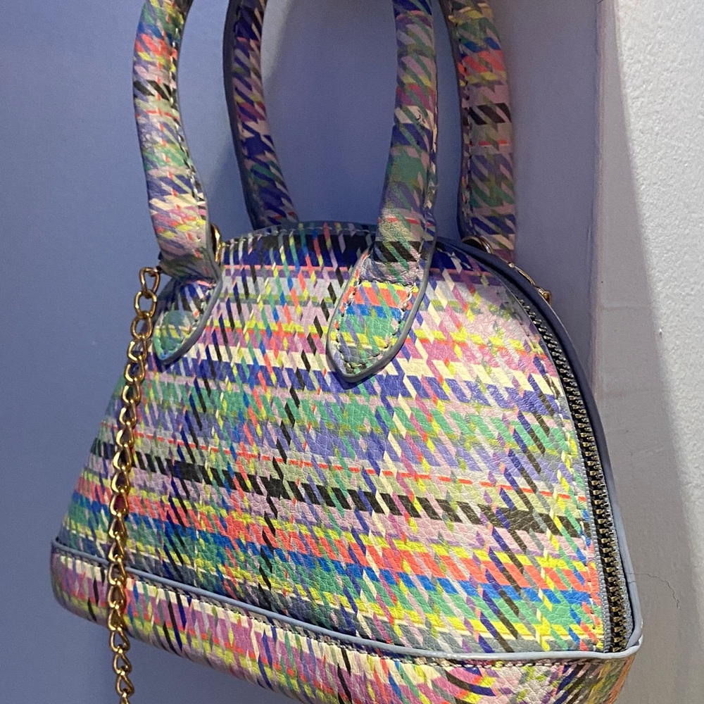Multicolor Patterned Women's Bag